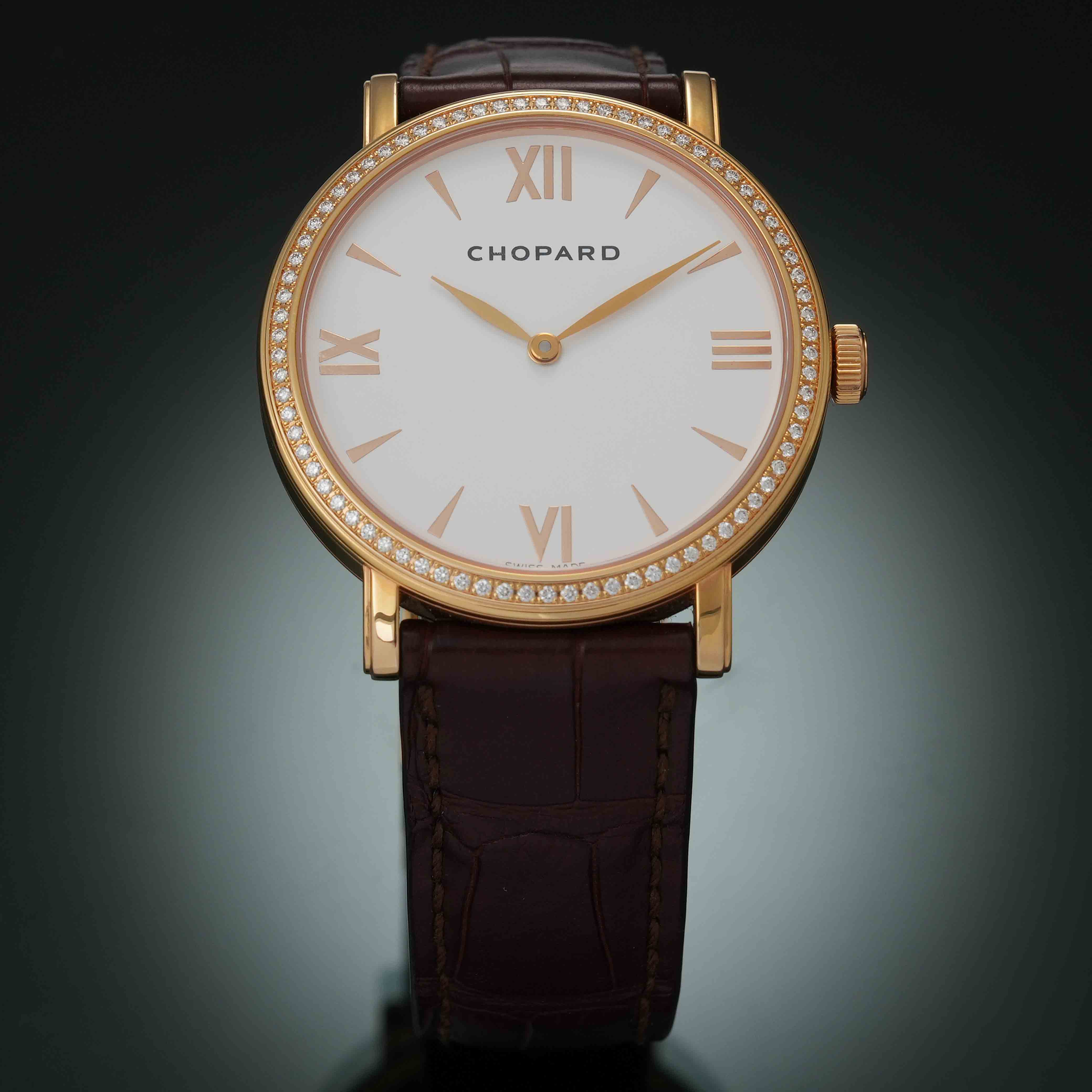 CHOPARD(USED)쇼파드 금장 다이아643573 4599