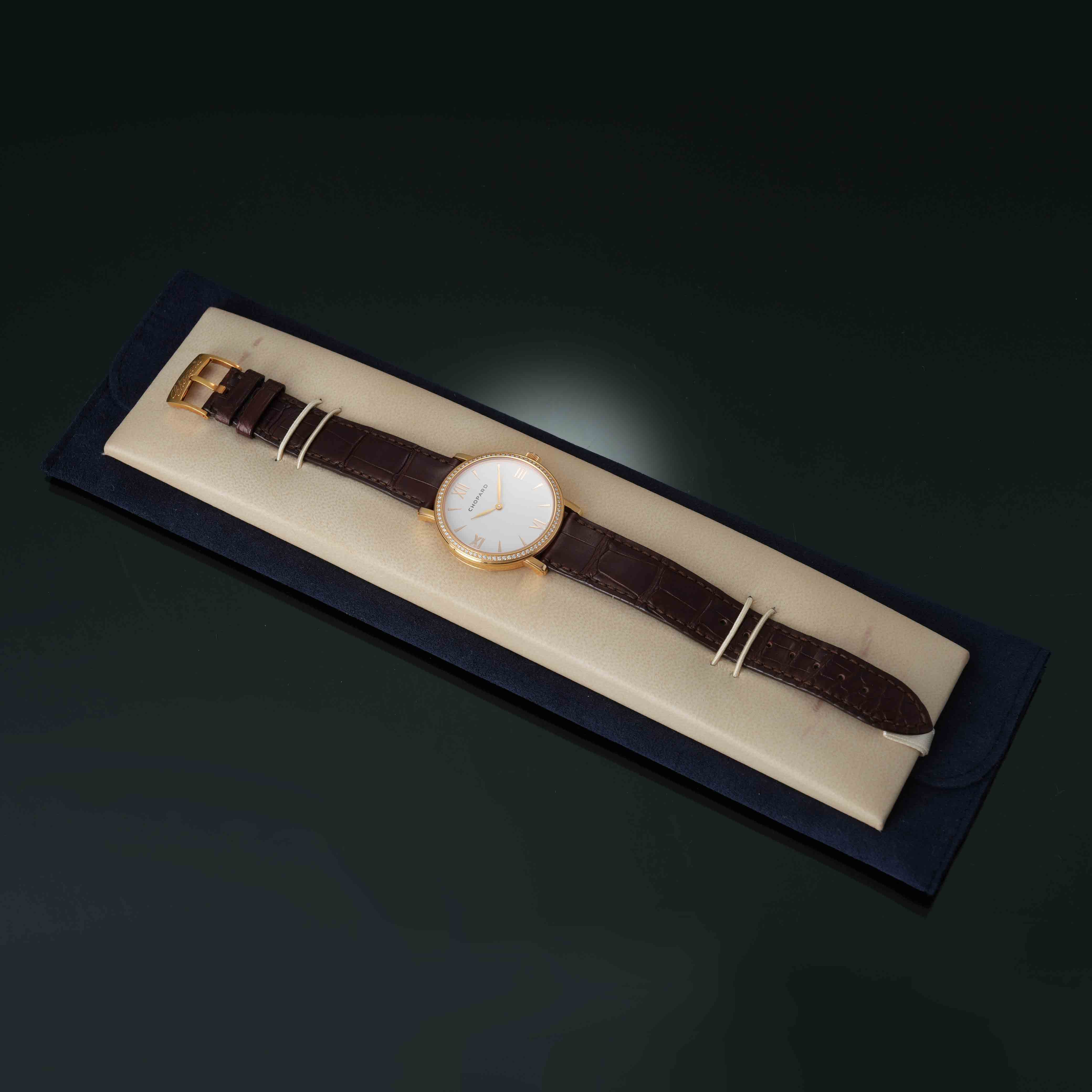 CHOPARD(USED)쇼파드 금장 다이아643573 4599