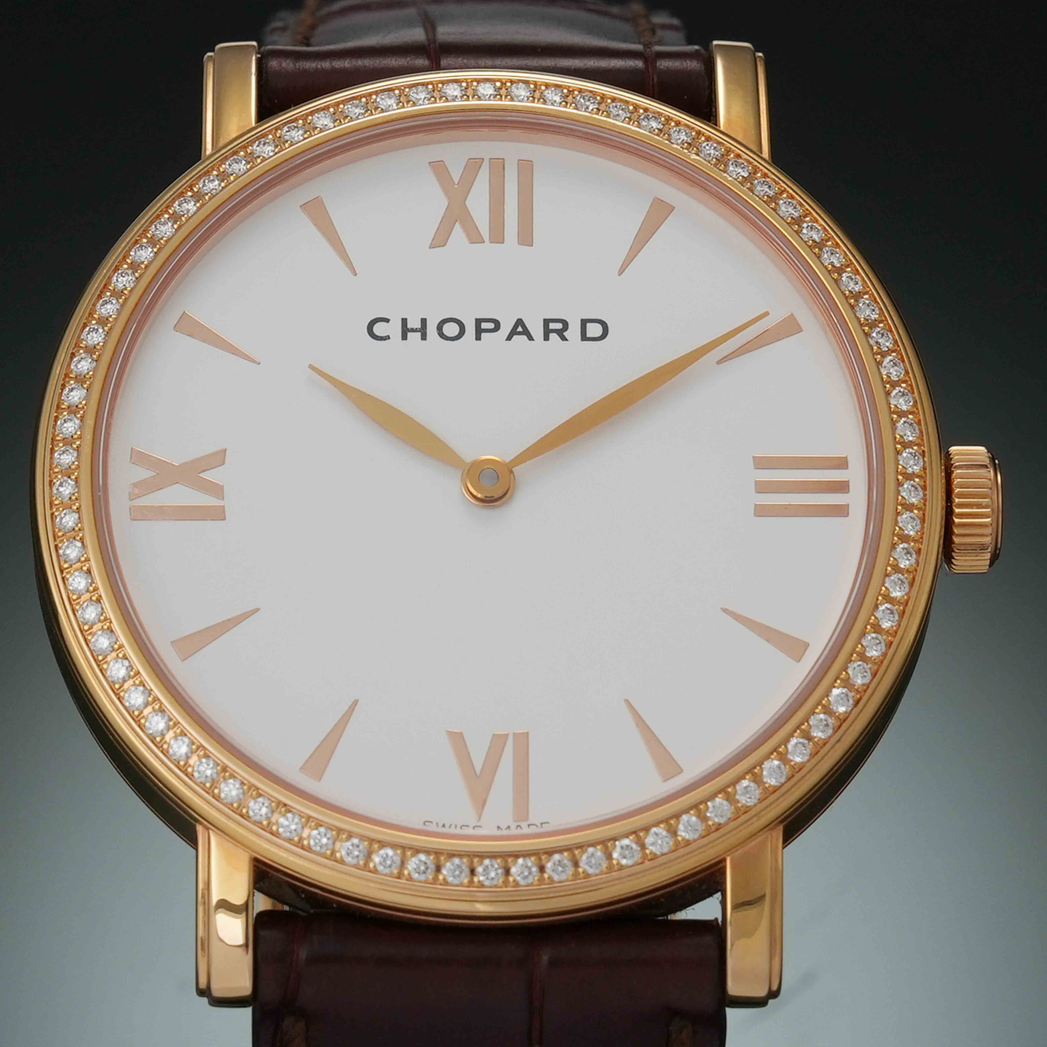 CHOPARD(USED)쇼파드 금장 다이아643573 4599