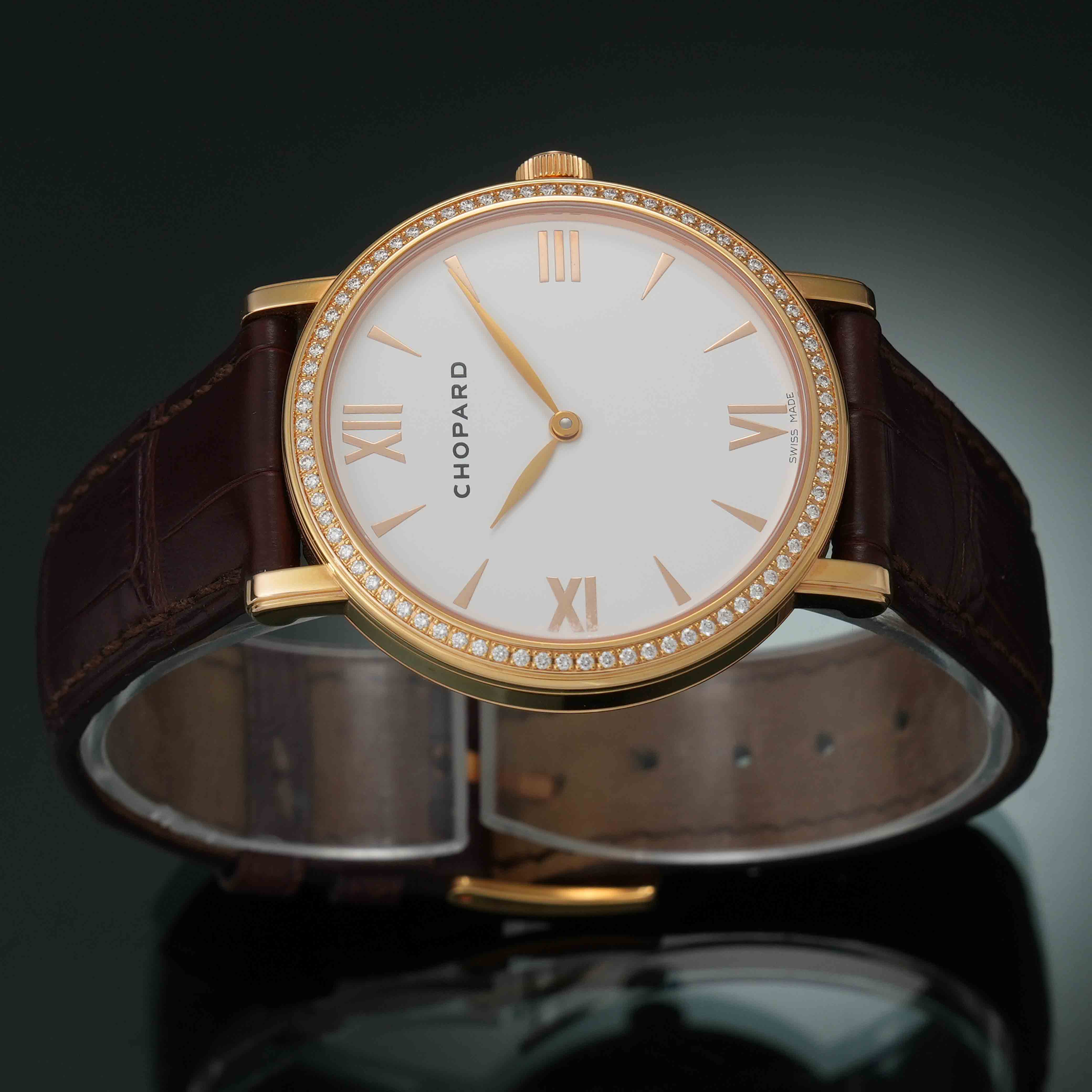 CHOPARD(USED)쇼파드 금장 다이아643573 4599