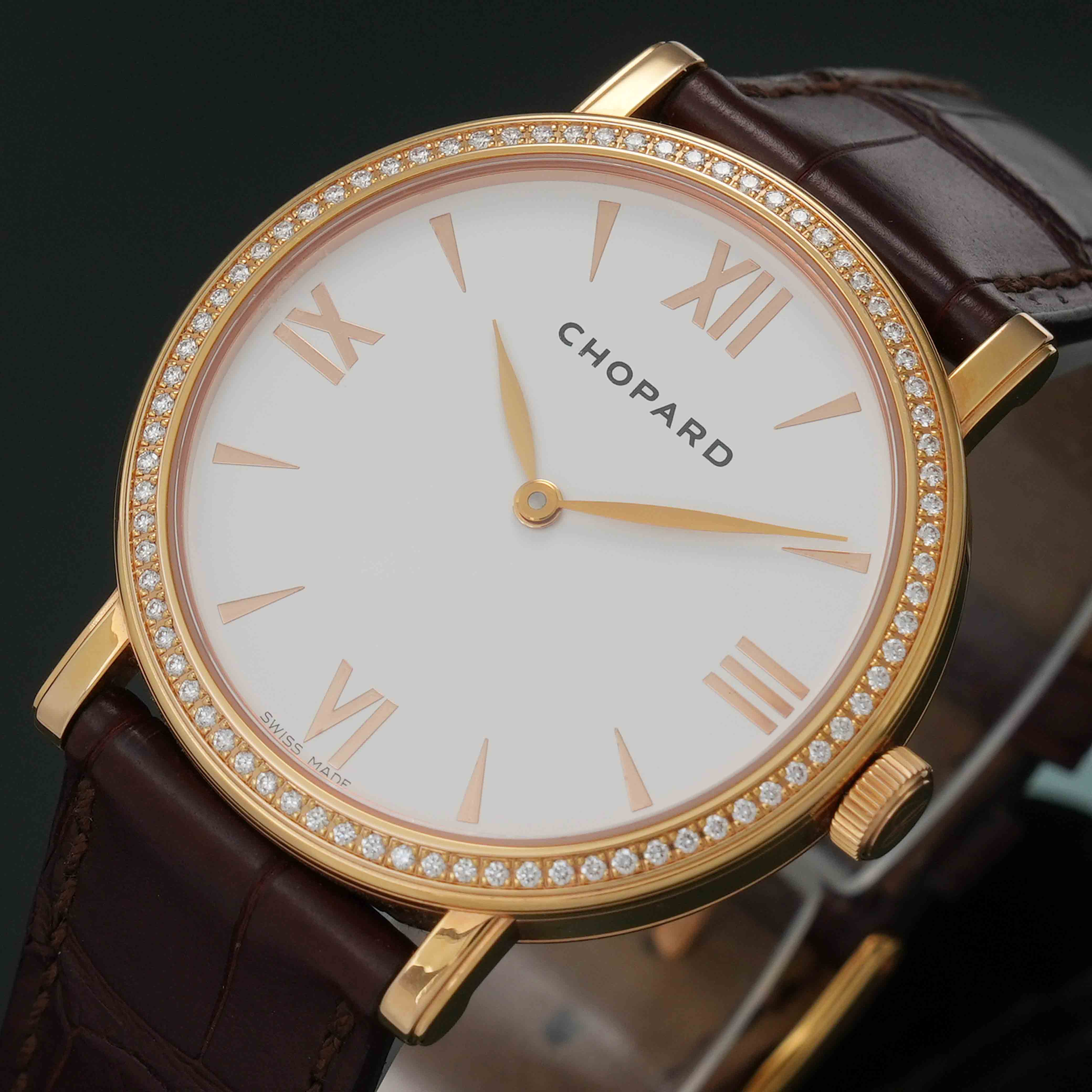 CHOPARD(USED)쇼파드 금장 다이아643573 4599
