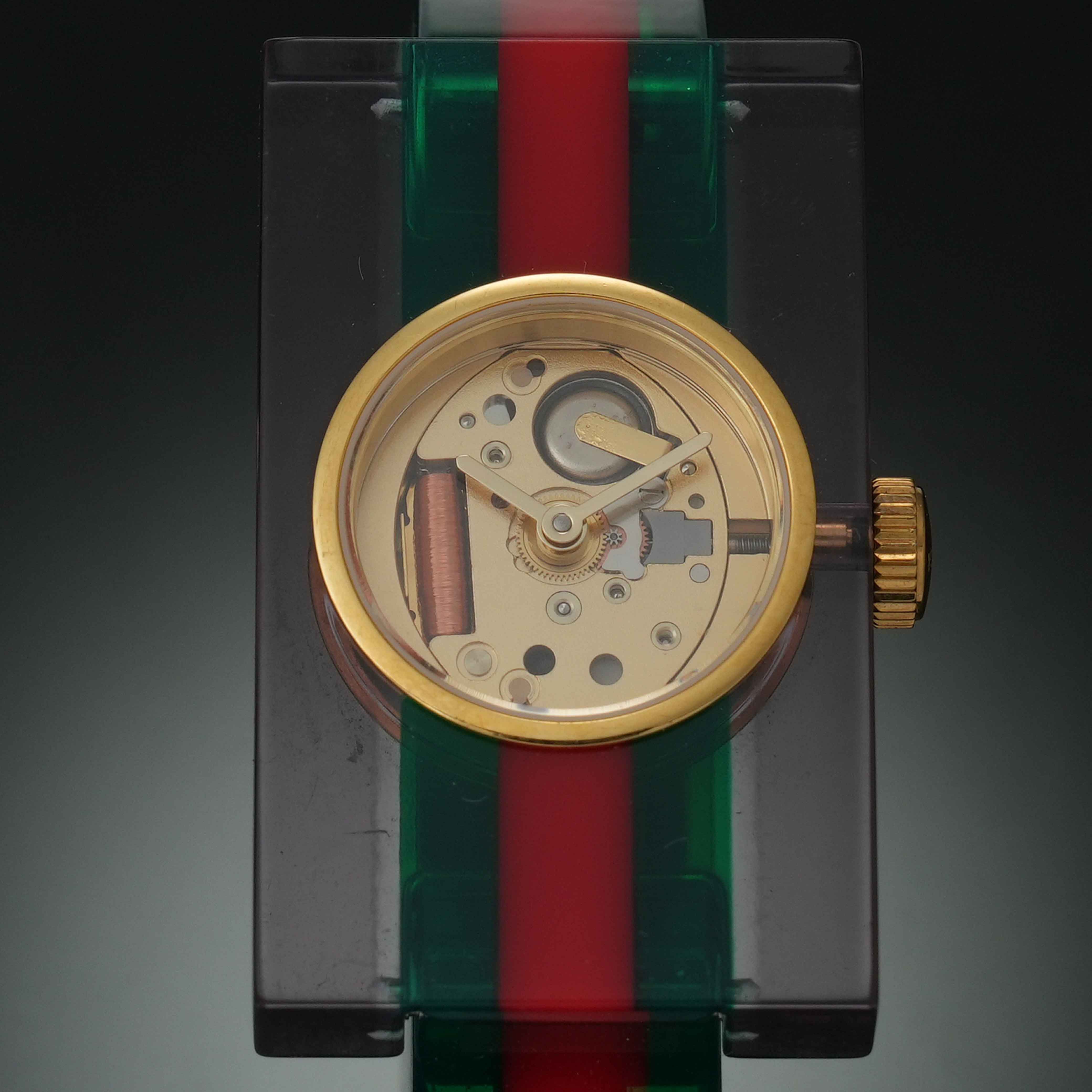 GUCCI(USED)구찌 YA143503 플렉스 글래스 워치