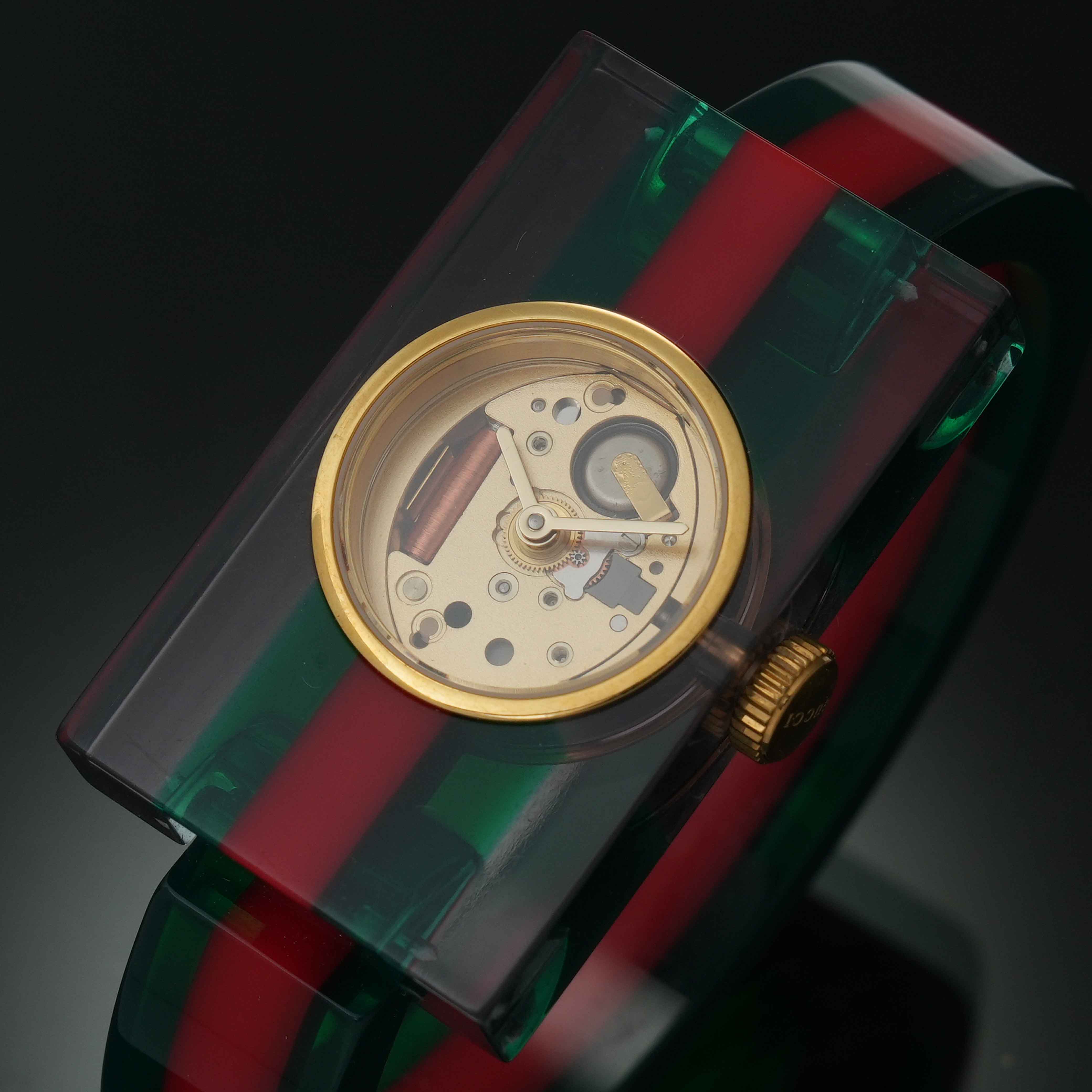 GUCCI(USED)구찌 YA143503 플렉스 글래스 워치
