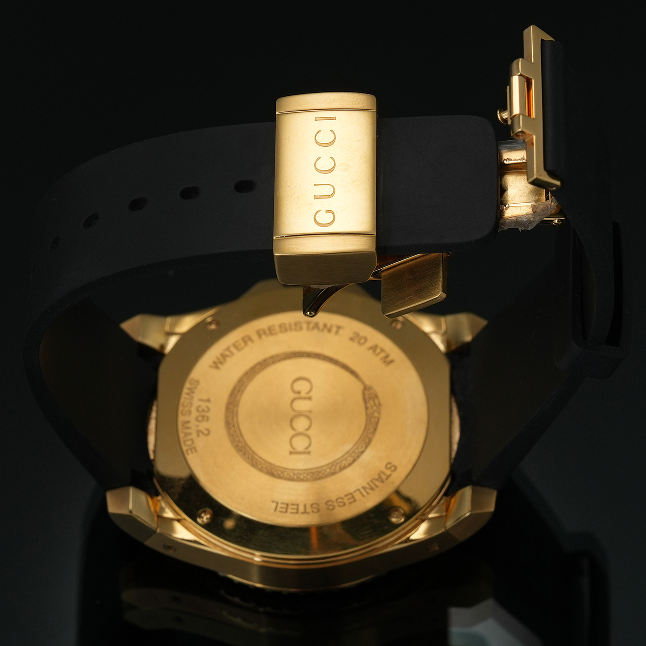 GUCCI(USED)구찌 킹스네이크 다이브 금장 워 136.2