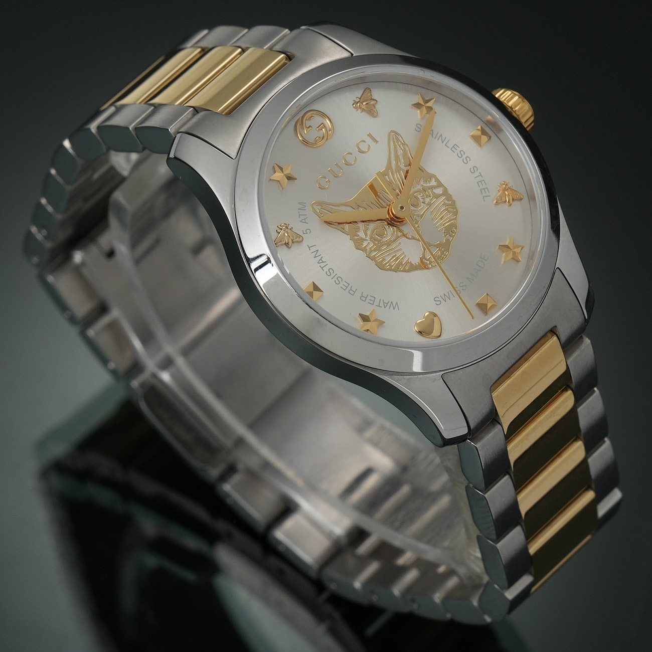 GUCCI(USED)구찌 G-타임리스 캣 워치 27MM 126.4