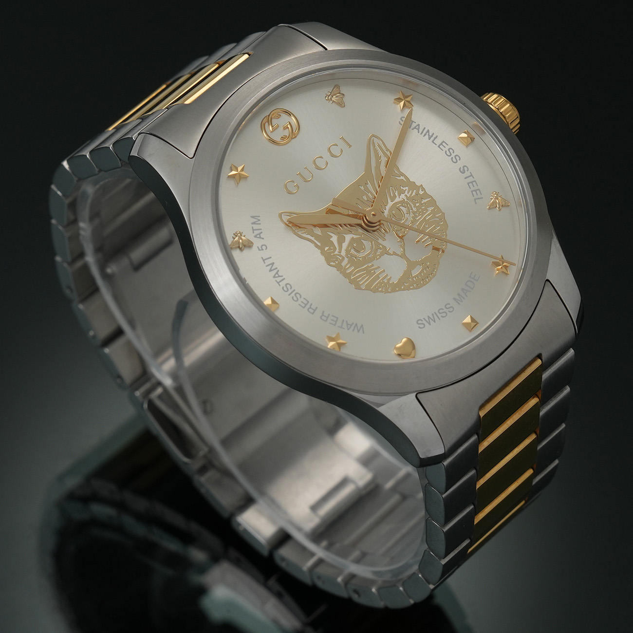GUCCI(USED)구찌 G-타임리스 캣 워치 38MM 126.4