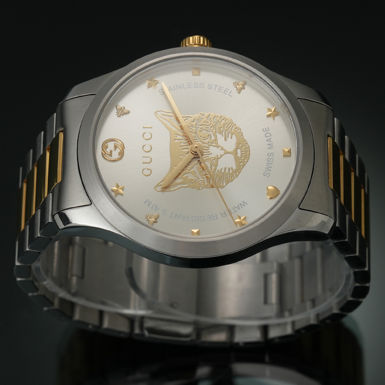 GUCCI(USED)구찌 G-타임리스 캣 워치 38MM 126.4