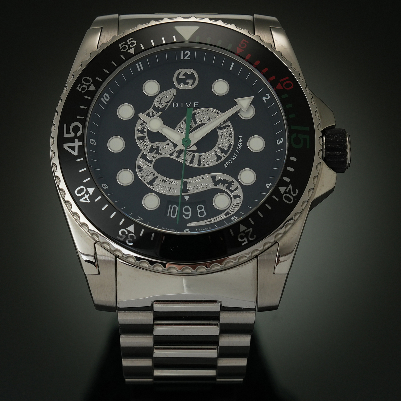 GUCCI(USED)구찌 킹스네이크 다이브 시계 136.2