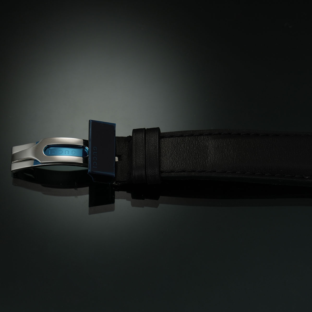GUCCI(USED)구찌 G 인터로킹 워치 크로노 쿼츠 101.2