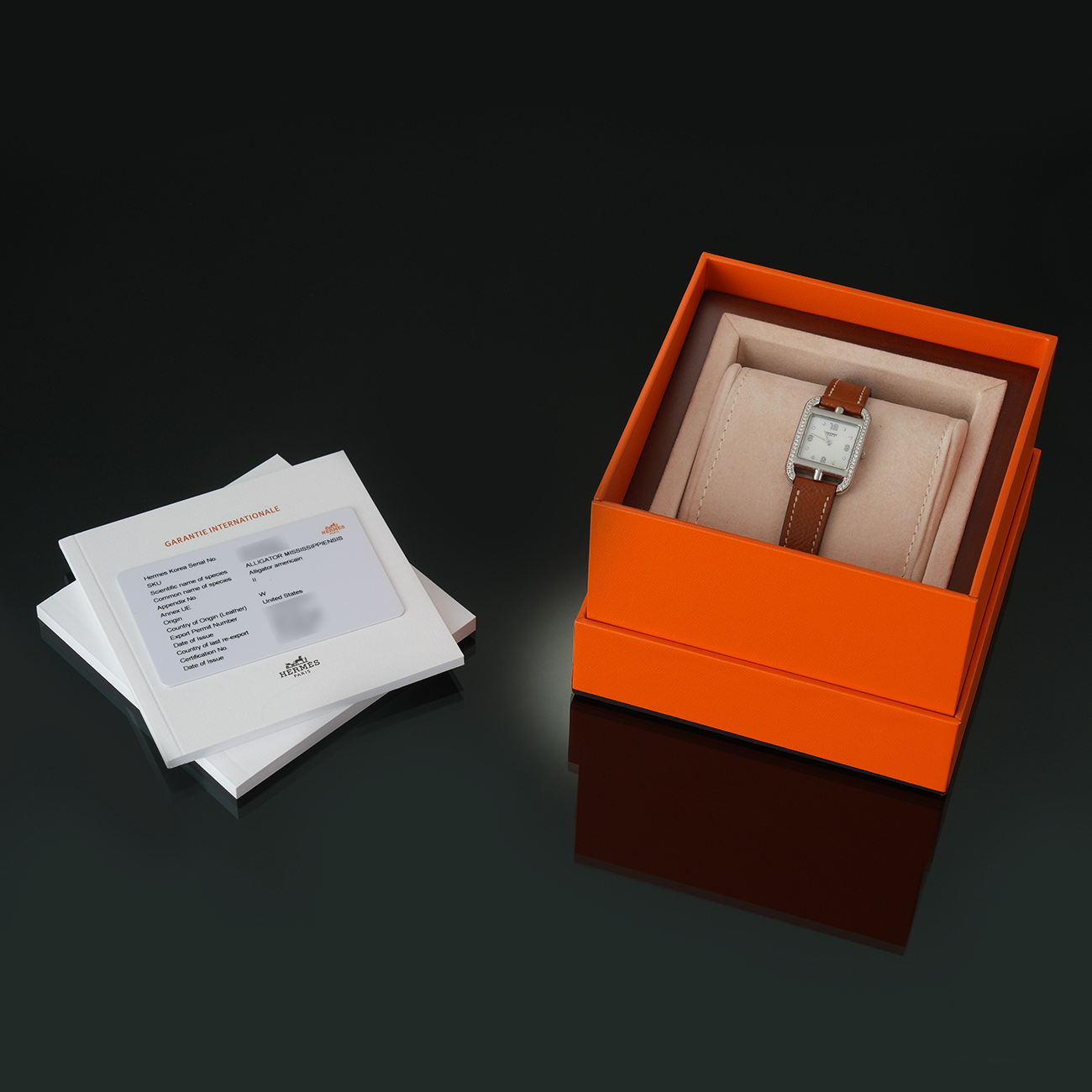 HERMES(USED)에르메스 케이프 코드 스몰 다이아베젤 CC1.232