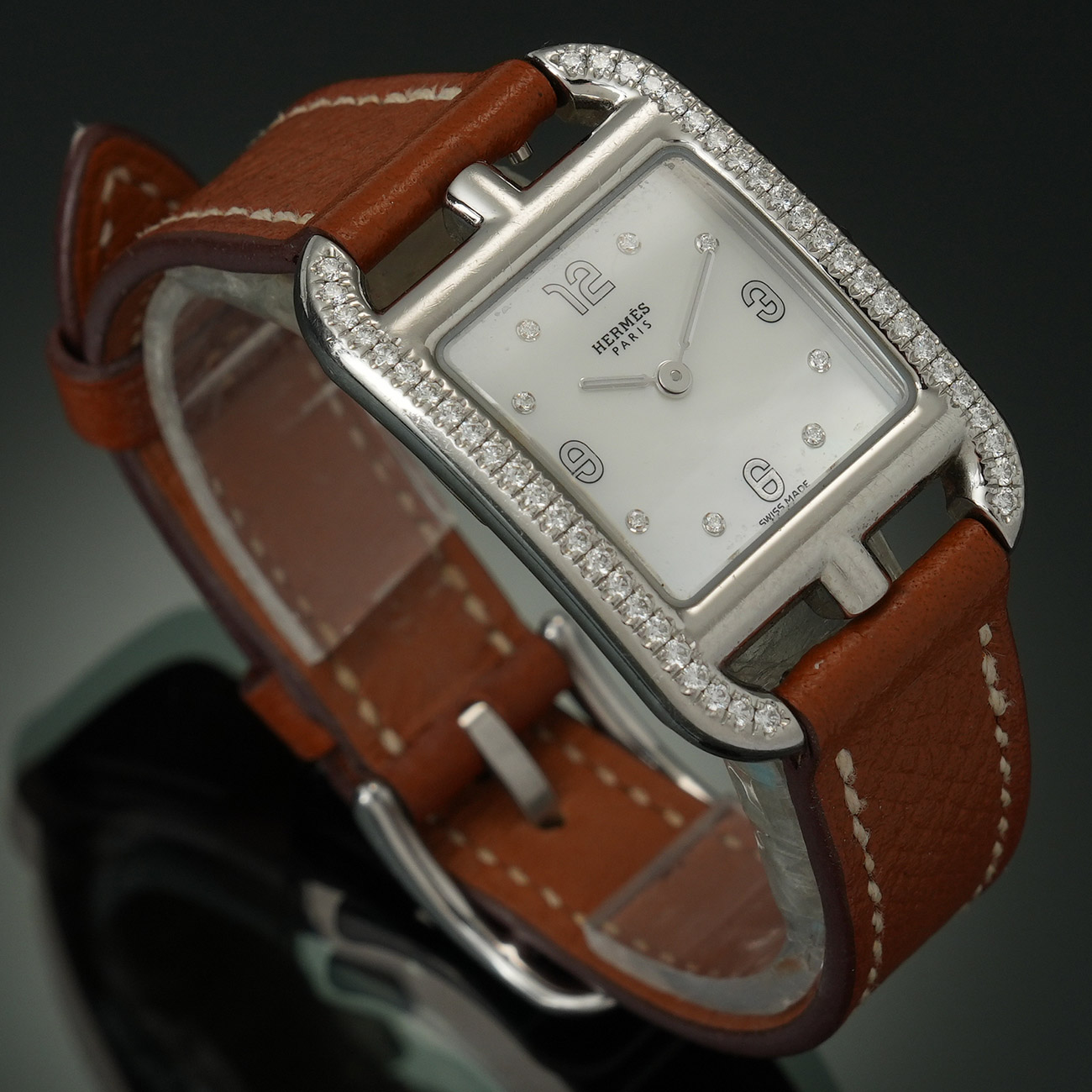 HERMES(USED)에르메스 케이프 코드 스몰 다이아베젤 CC1.232