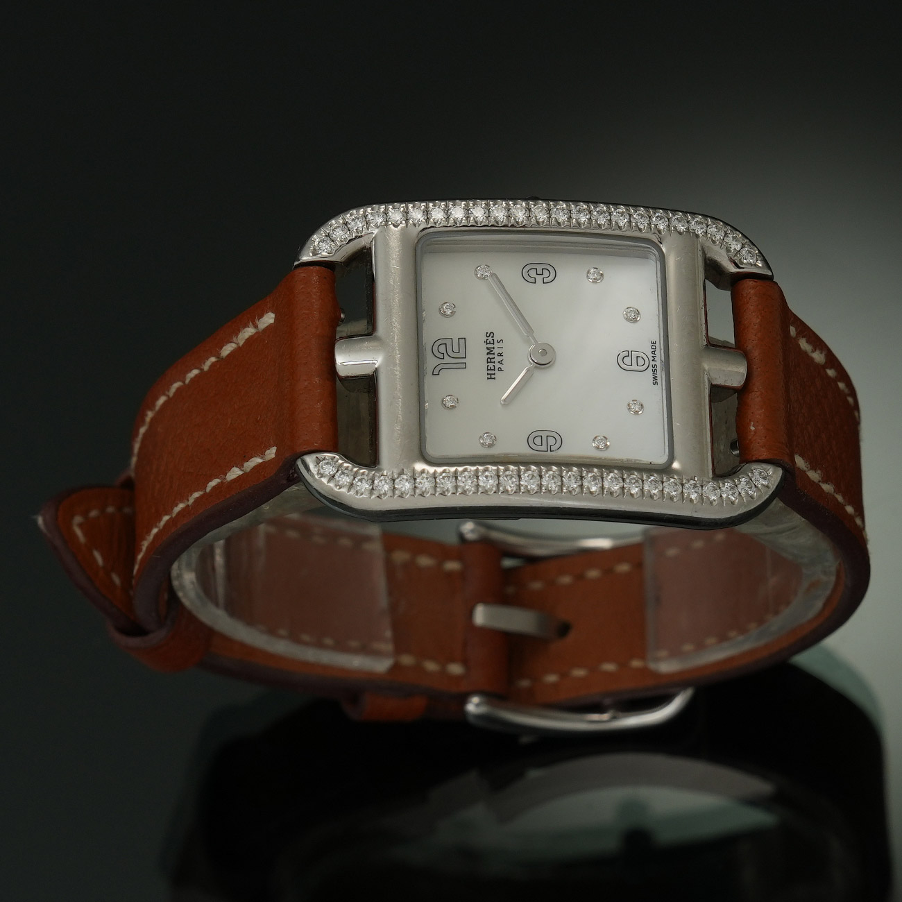 HERMES(USED)에르메스 케이프 코드 스몰 다이아베젤 CC1.232