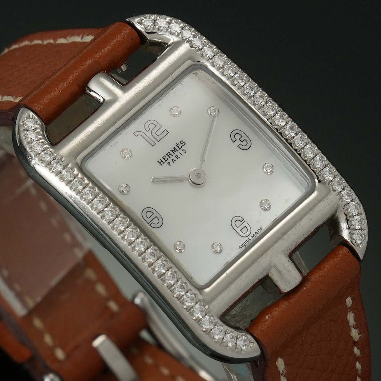 HERMES(USED)에르메스 케이프 코드 스몰 다이아베젤 CC1.232