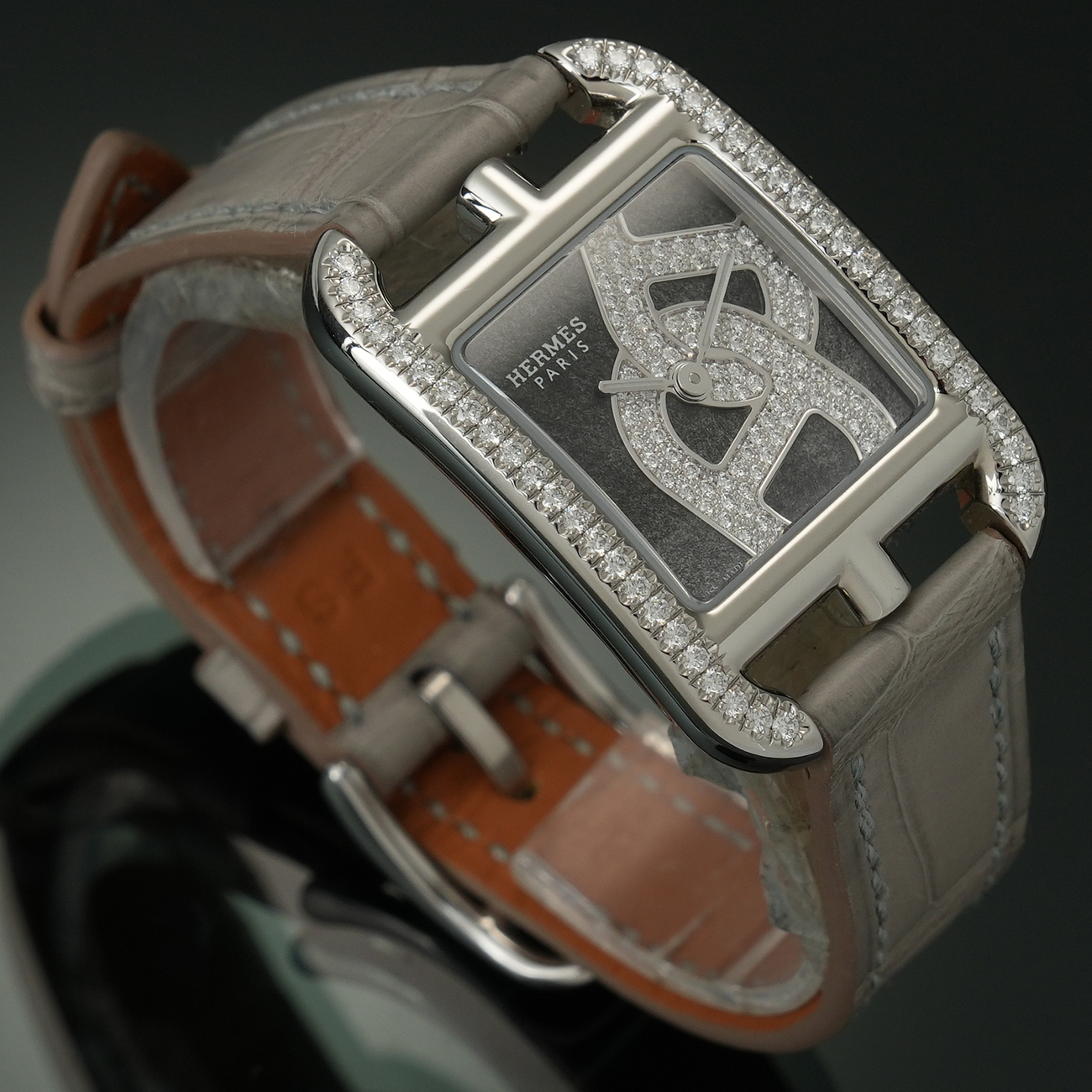 HERMES(USED)에르메스 케이프 코드 다이아베젤 워치 CC1.330