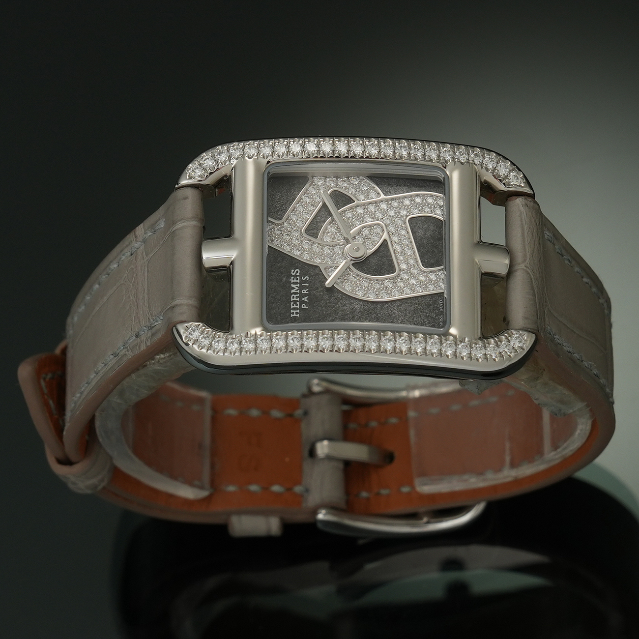 HERMES(USED)에르메스 케이프 코드 다이아베젤 워치 CC1.330