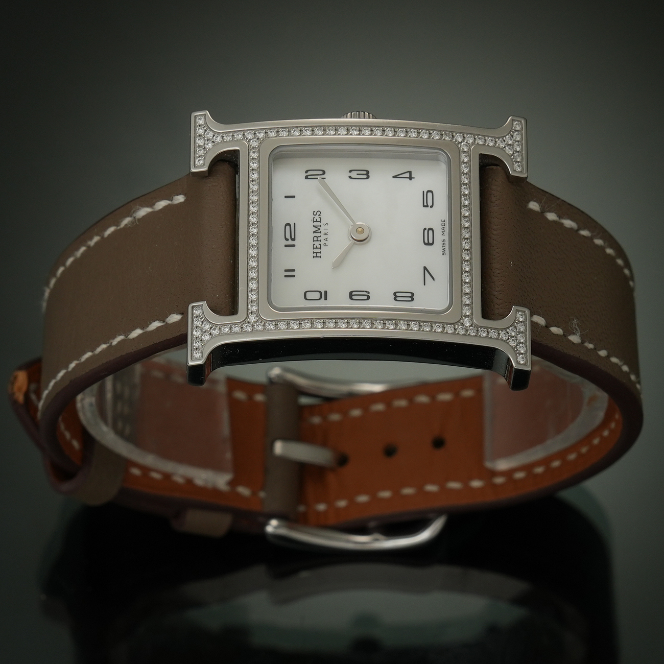 HERMES(USED)에르메스 H아워 다이아베젤 HH1.235