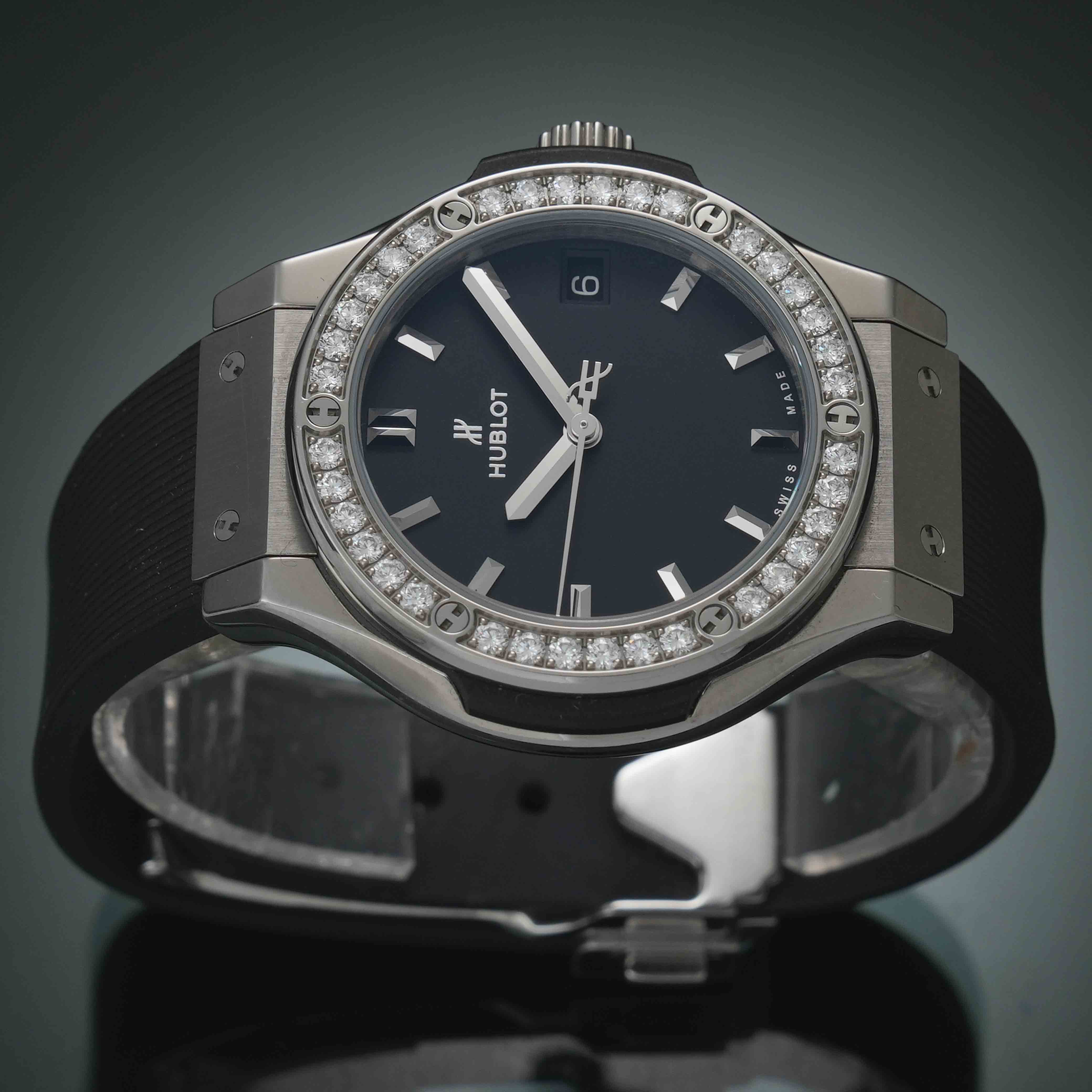 HUBLOT(USED)위블로 클래식 퓨전 쿼츠 33mm