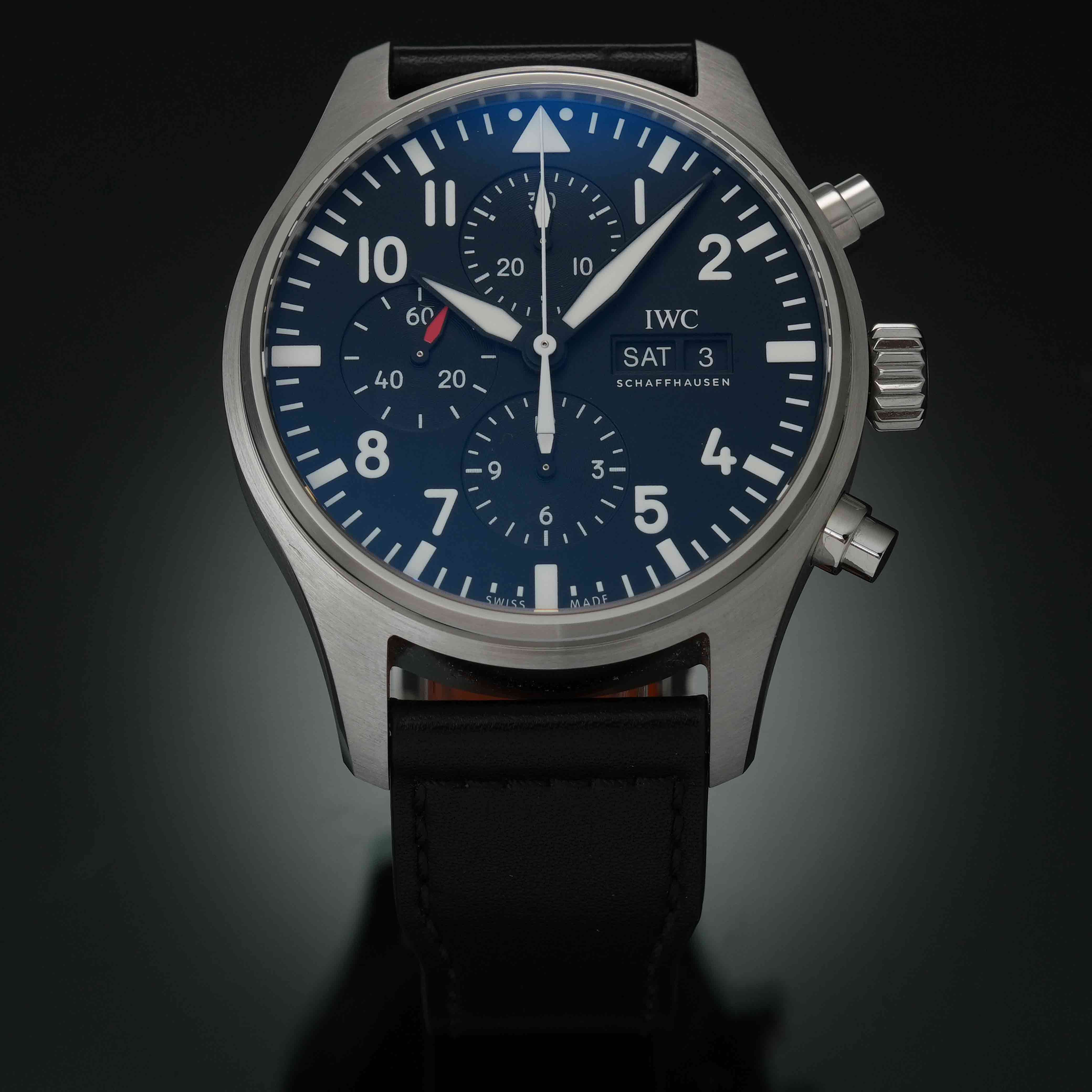 IWC(USED)IWC 파일럿 크로노그래프 IW377709
