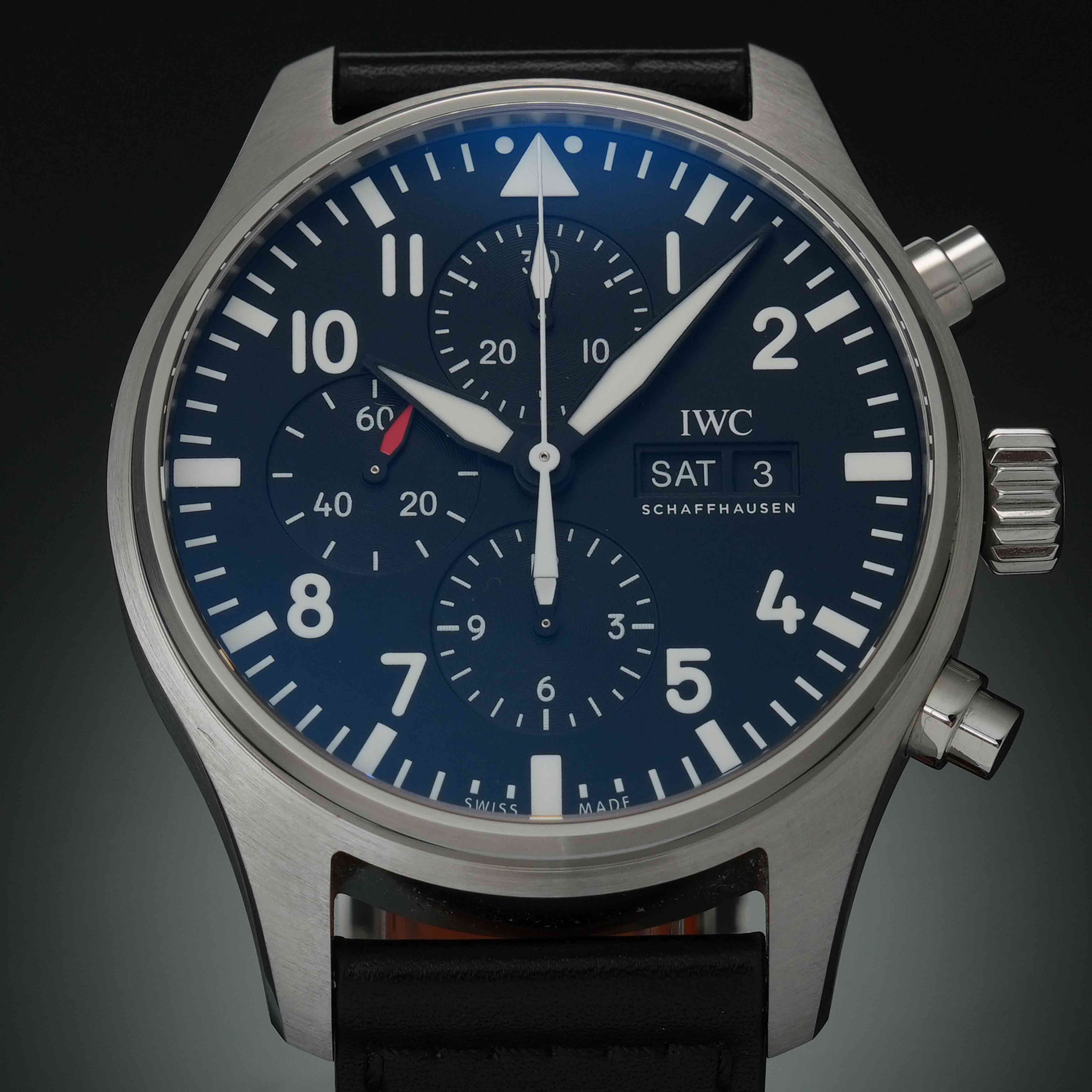 IWC(USED)IWC 파일럿 크로노그래프 IW377709
