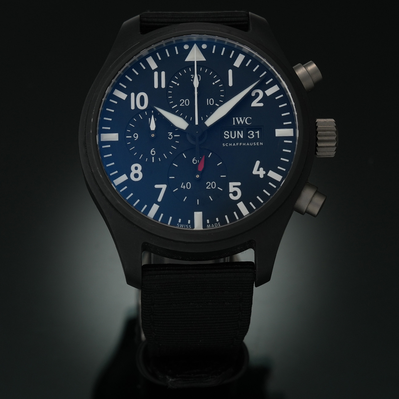 IWC(USED)IWC 파일럿 크로노크래프 탑건 IW389101