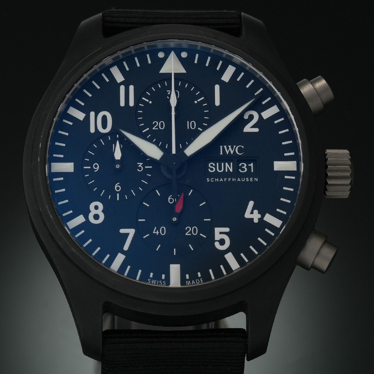 IWC(USED)IWC 파일럿 크로노크래프 탑건 IW389101