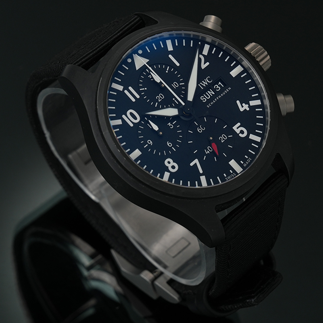 IWC(USED)IWC 파일럿 크로노크래프 탑건 IW389101