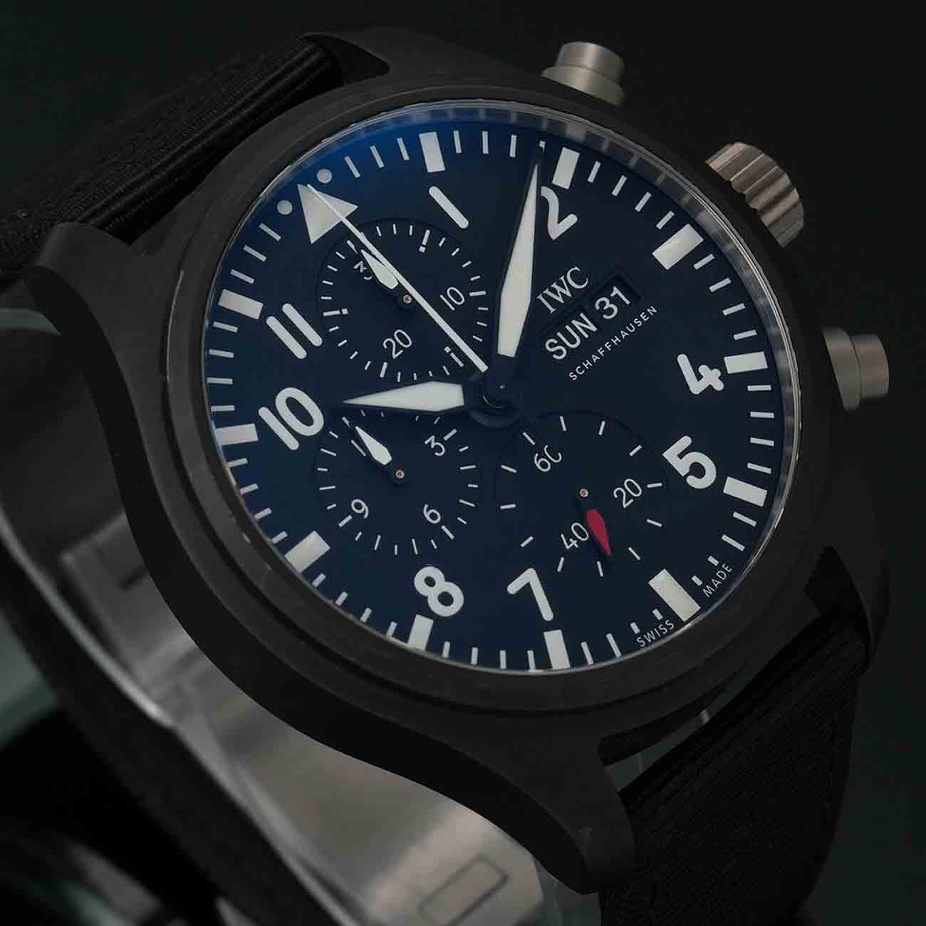 IWC(USED)IWC 파일럿 크로노크래프 탑건 IW389101