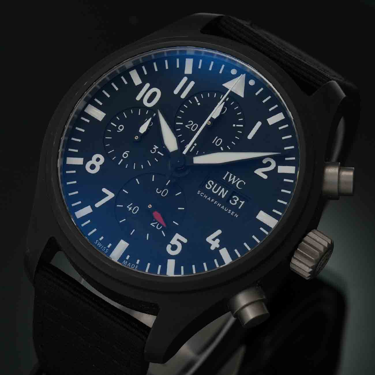 IWC(USED)IWC 파일럿 크로노크래프 탑건 IW389101