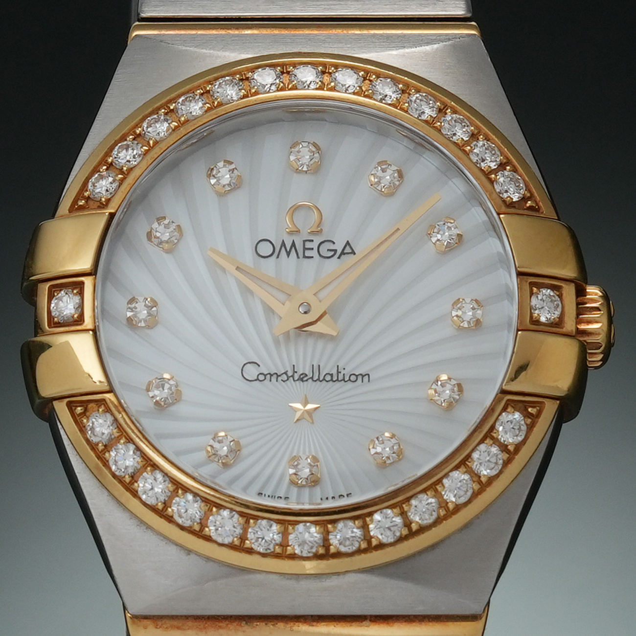 OMEGA(USED)오메가 컨스틸레이션24 콤비 다이아베젤 12P