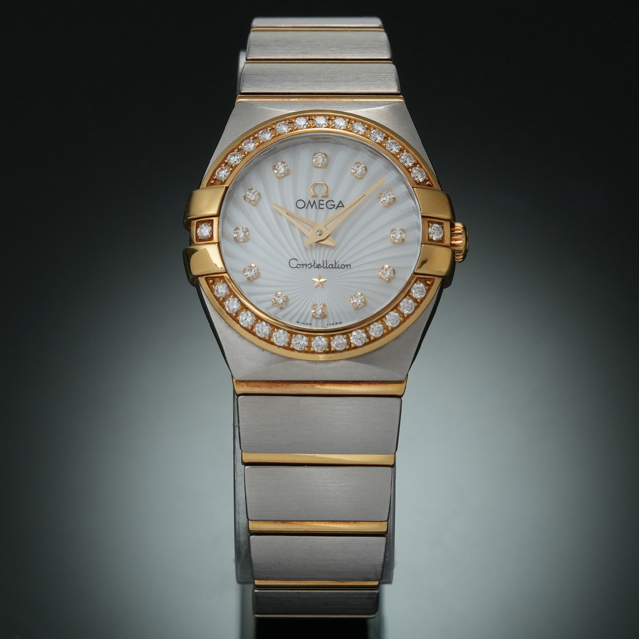 OMEGA(USED)오메가 컨스틸레이션24 콤비 다이아베젤 12P