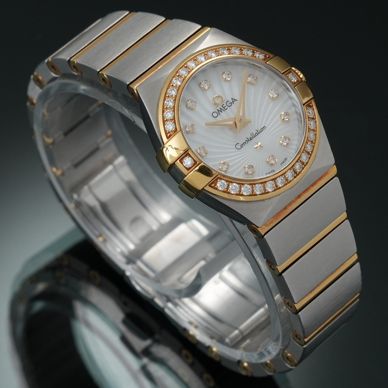 OMEGA(USED)오메가 컨스틸레이션24 콤비 다이아베젤 12P