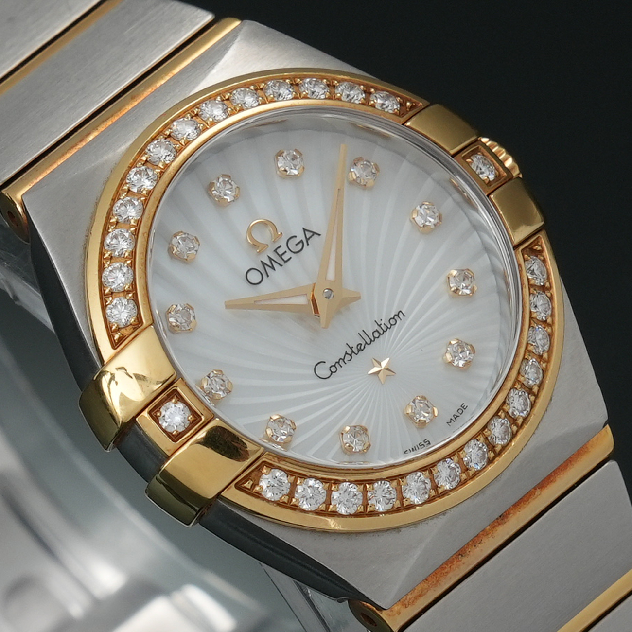 OMEGA(USED)오메가 컨스틸레이션24 콤비 다이아베젤 12P