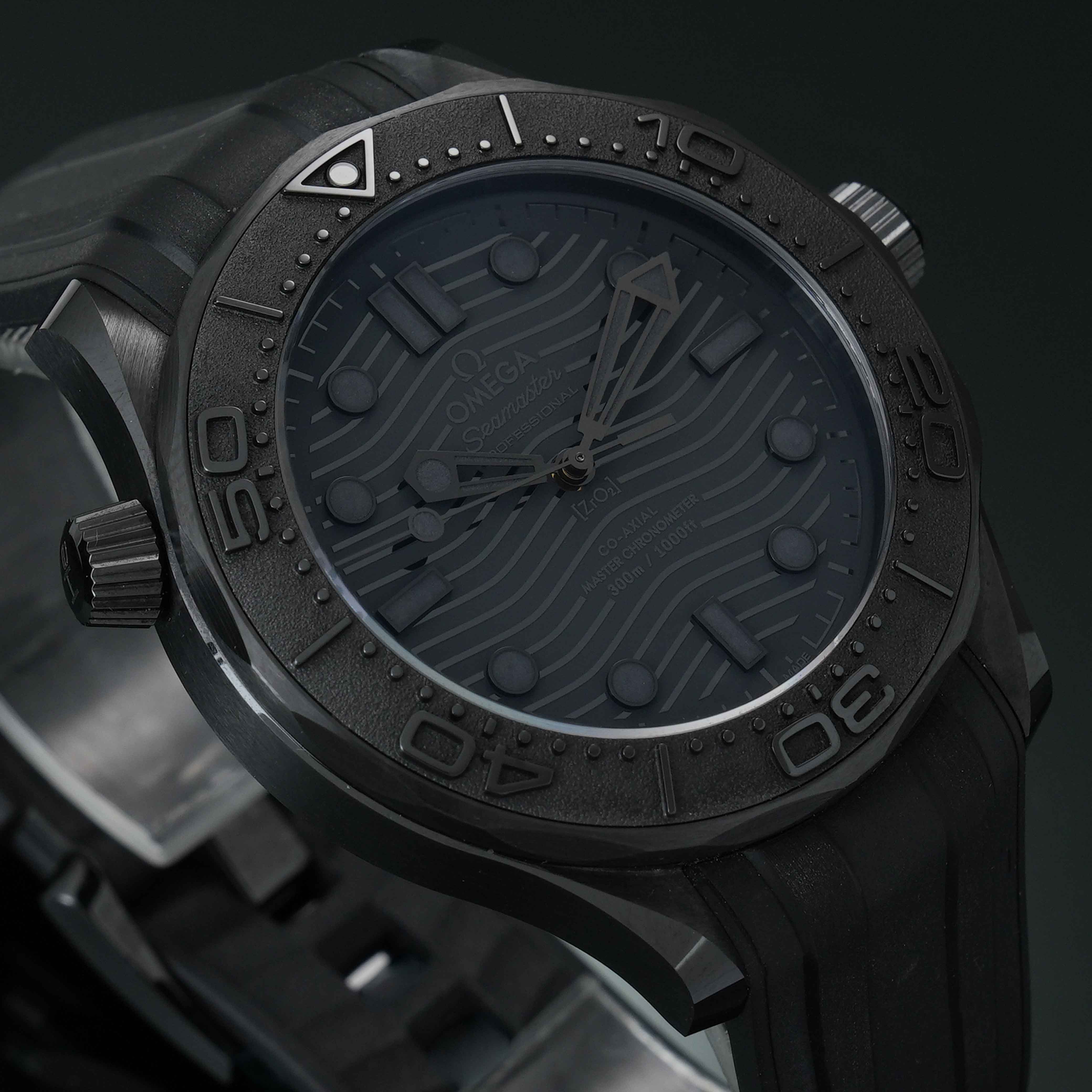 OMEGA(USED)오메가 씨마스터 다이버300 블랙블랙