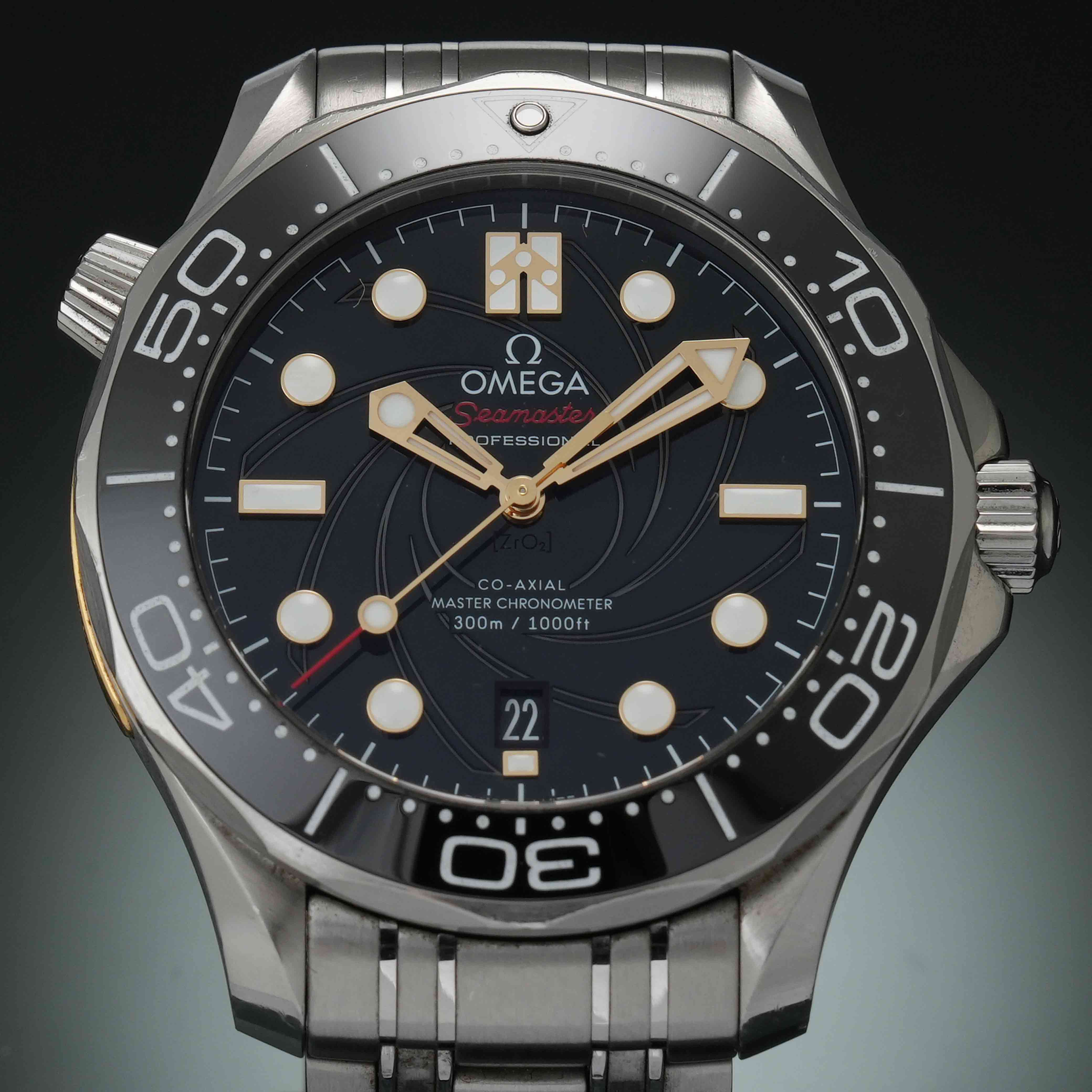 OMEGA(USED)오메가 씨마스터 다이버300 007 제임스본드 여왕폐하