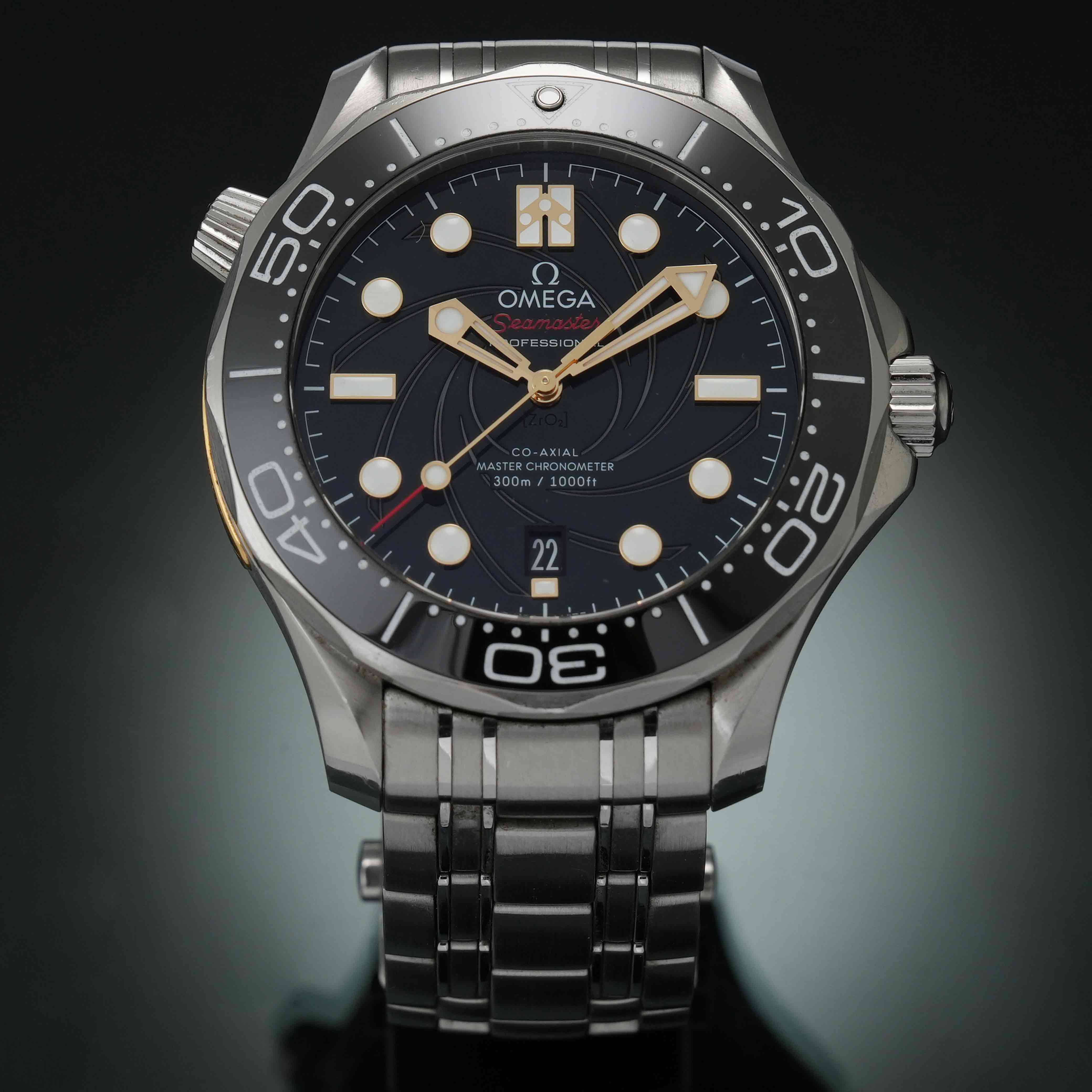 OMEGA(USED)오메가 씨마스터 다이버300 007 제임스본드 여왕폐하