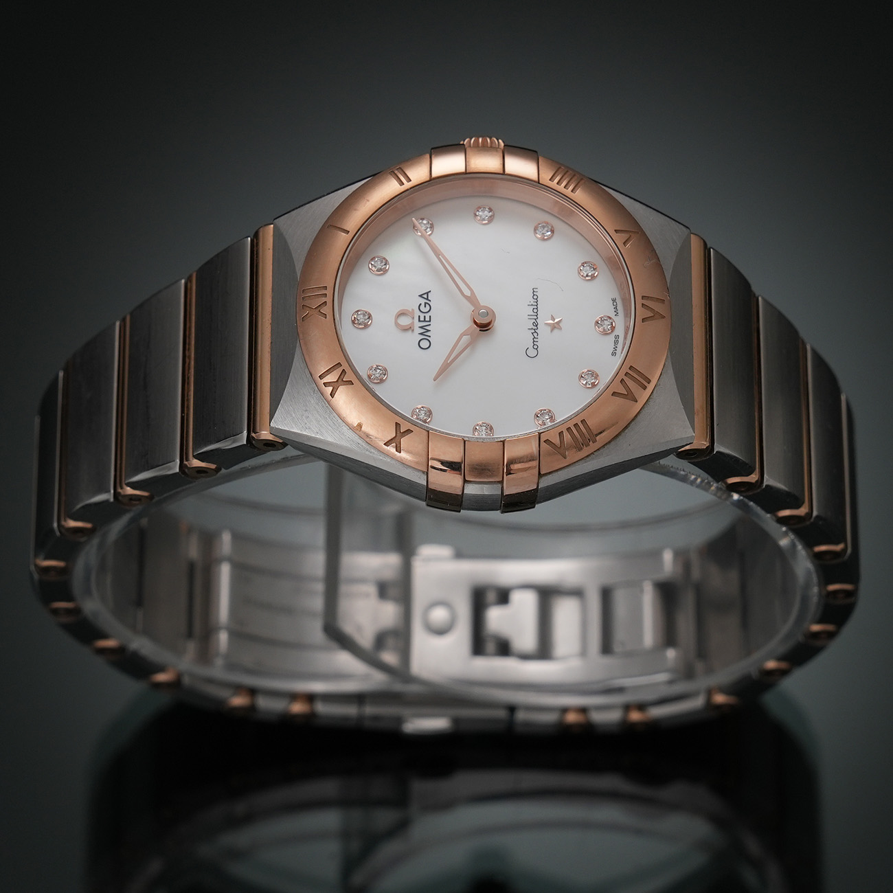 OMEGA(USED)오메가 컨스틸레이션 콤비 쿼츠