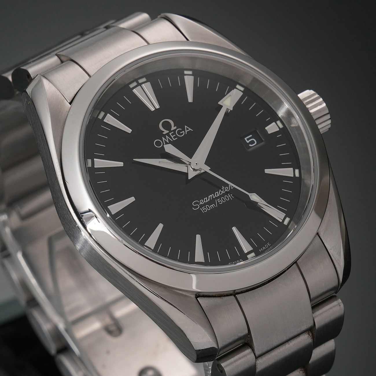 OMEGA(USED)오메가 씨마스터 아쿠아테라 쿼츠