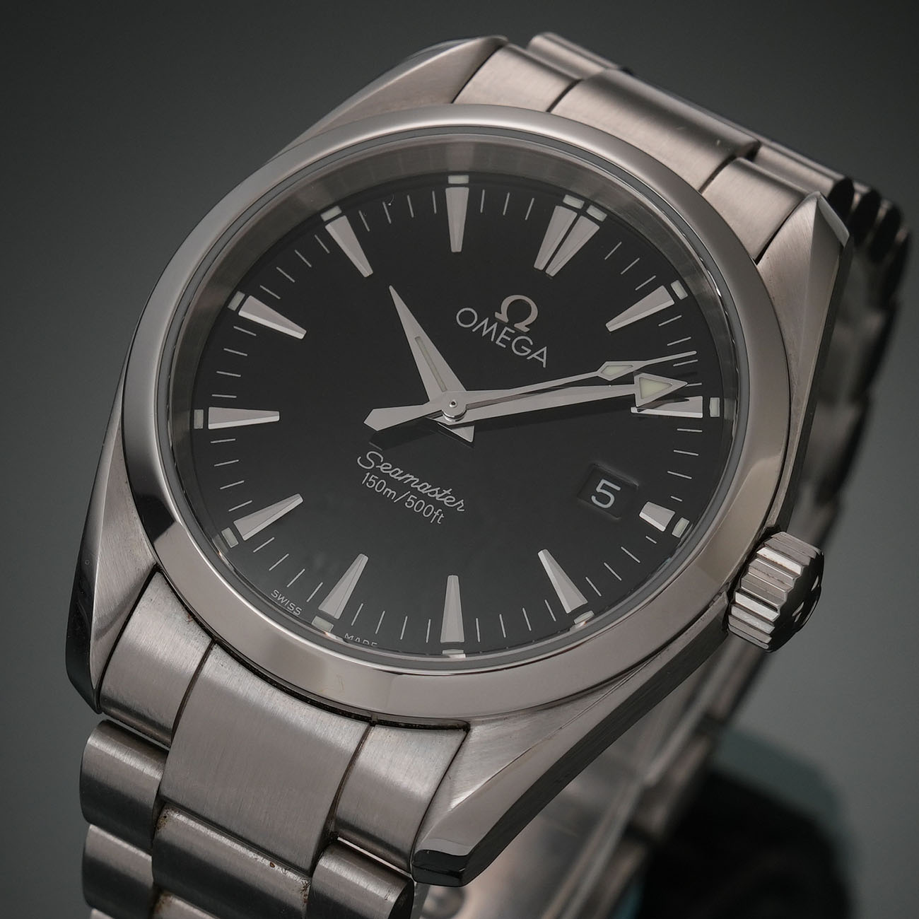 OMEGA(USED)오메가 씨마스터 아쿠아테라 쿼츠