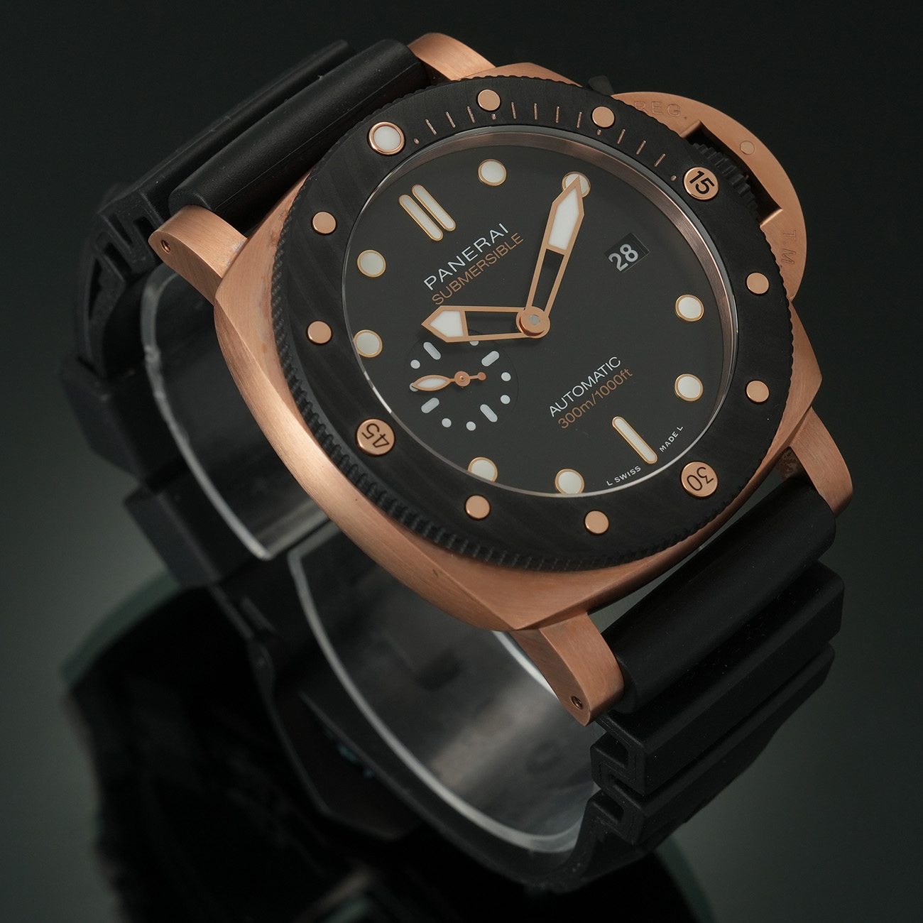 PANERAI(USED)파네라이 루미노르 섭머저블 로즈골드 PAM01070