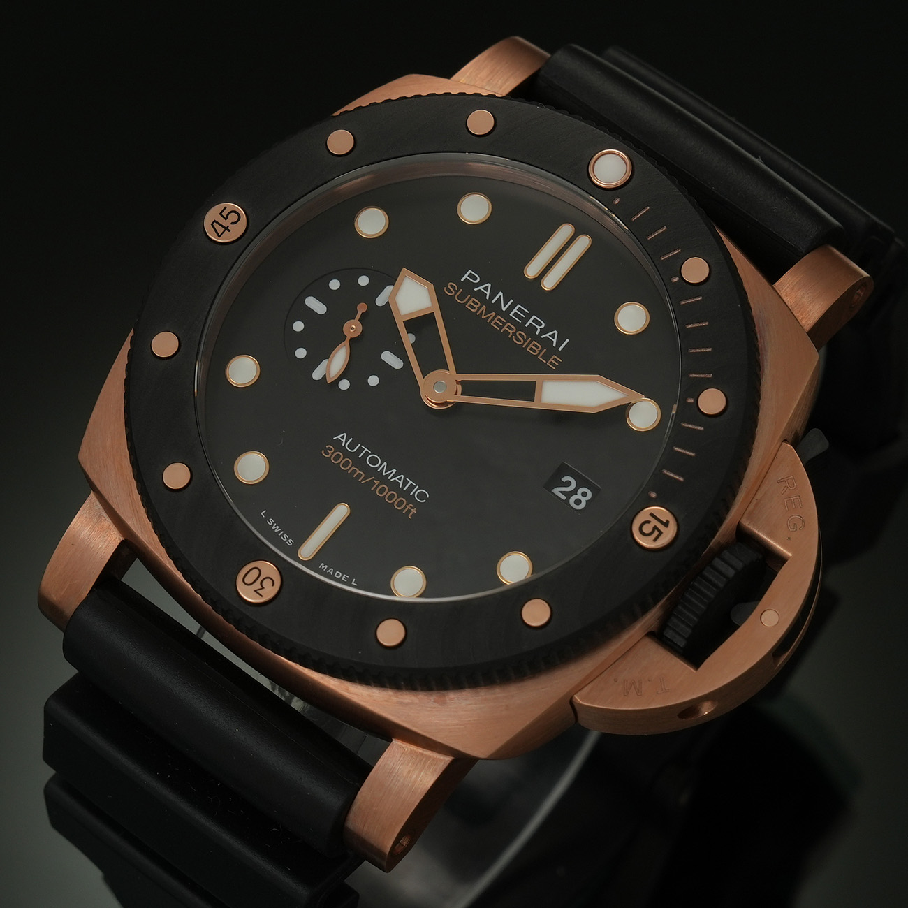 PANERAI(USED)파네라이 루미노르 섭머저블 로즈골드 PAM01070