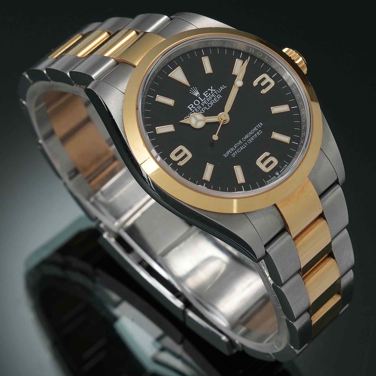 ROLEX(USED)롤렉스 익스플로러 콤비 124273