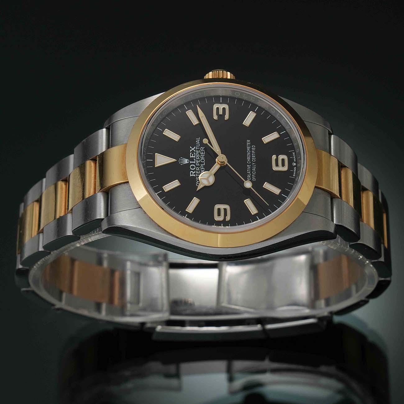 ROLEX(USED)롤렉스 익스플로러 콤비 124273