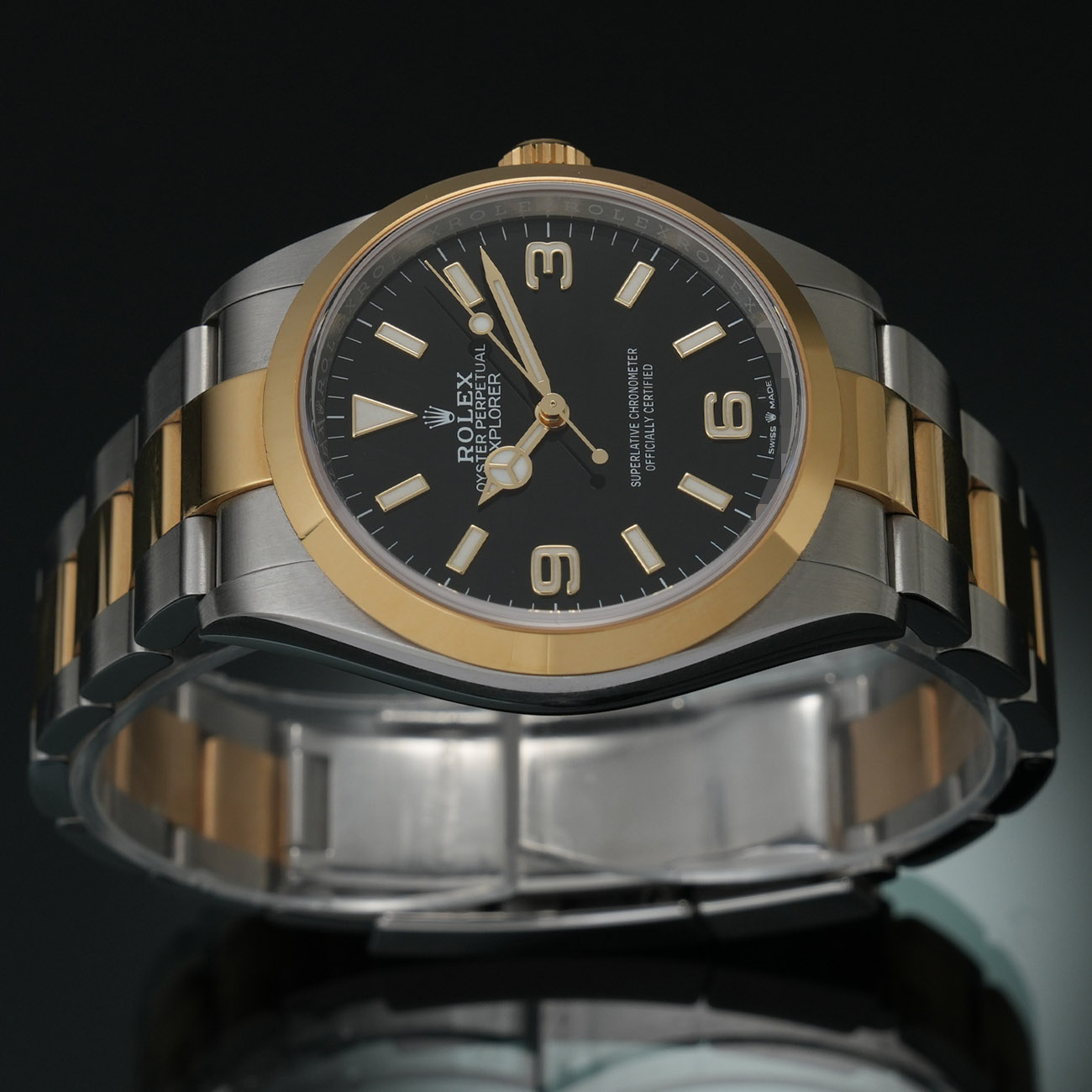 ROLEX(USED)롤렉스 익스플로러 콤비 124273