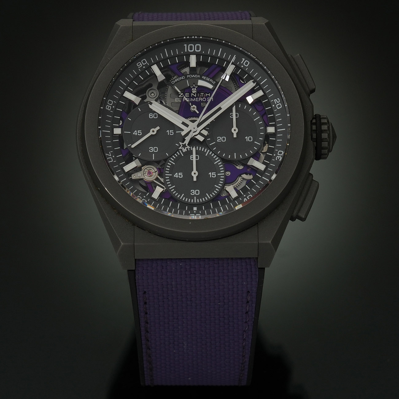 ZENITH(USED)제니스 데피 21 엘프리메로 울트라바이올렛