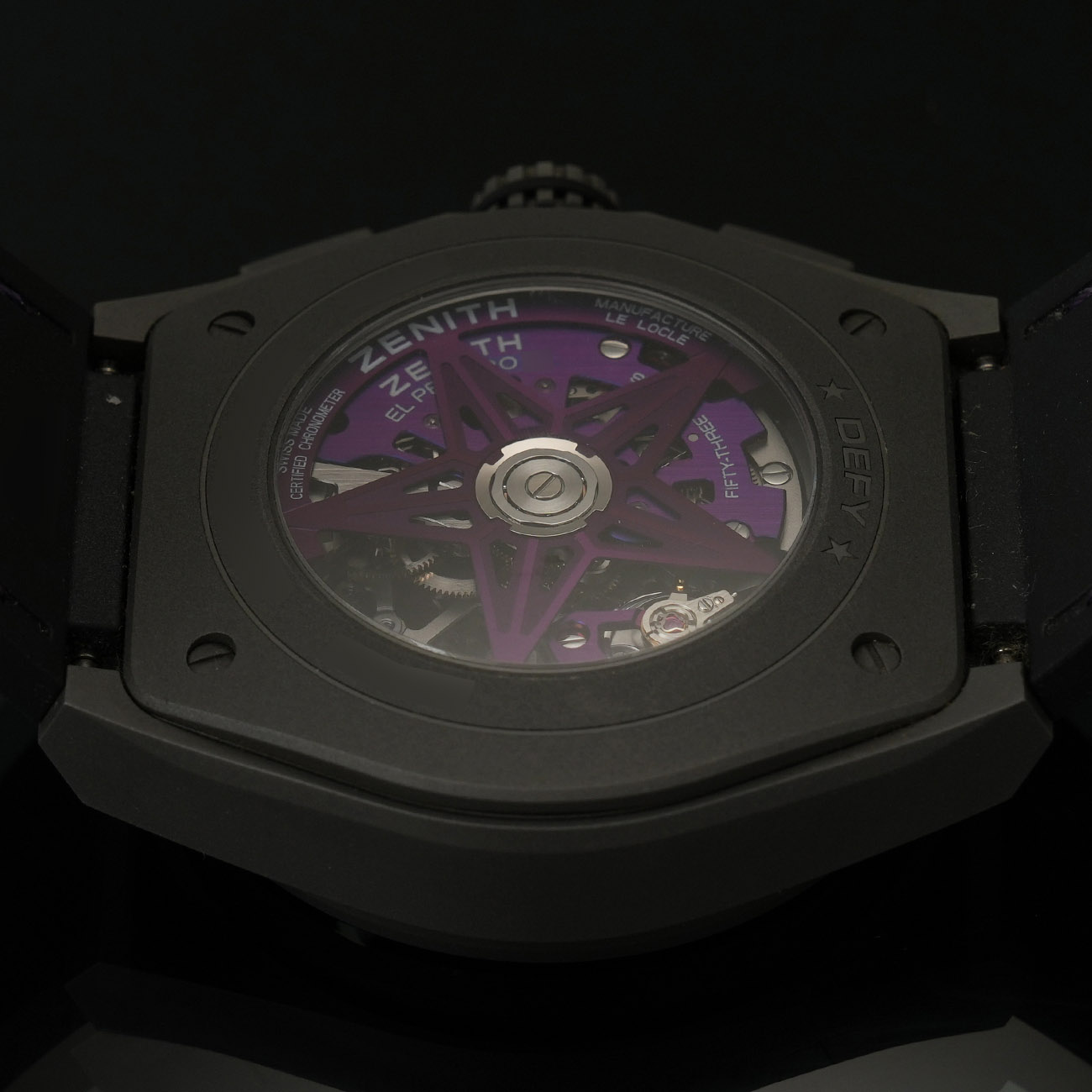 ZENITH(USED)제니스 데피 21 엘프리메로 울트라바이올렛