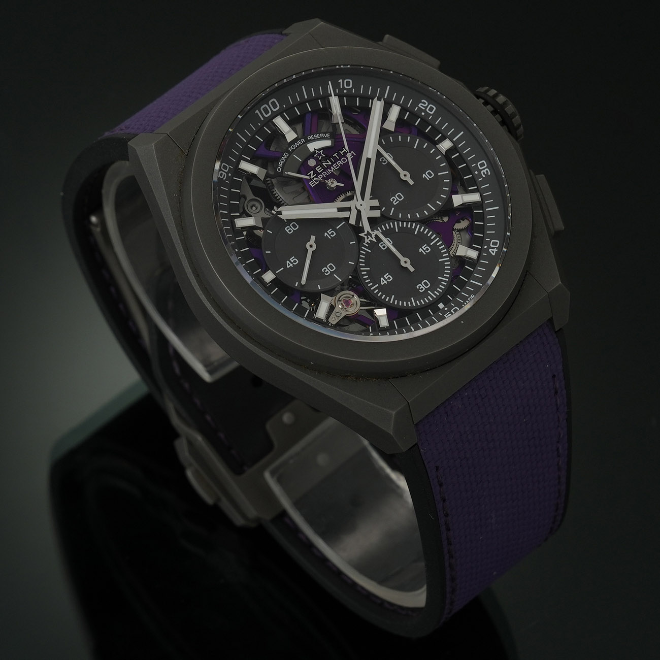 ZENITH(USED)제니스 데피 21 엘프리메로 울트라바이올렛