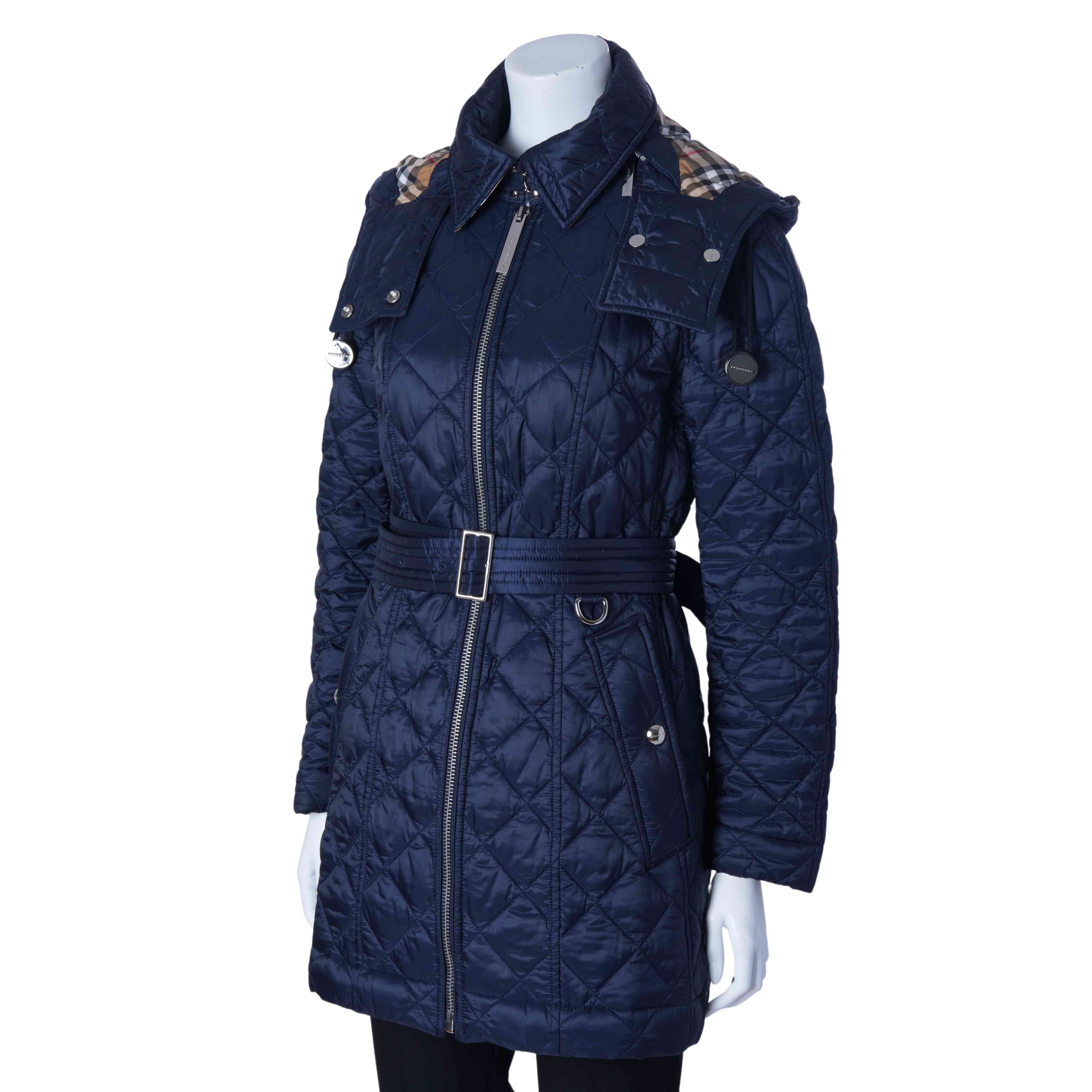 BURBERRY(USED)버버리 8002876 퀼팅 코트#S