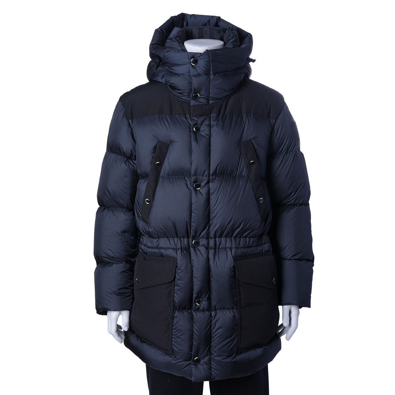 BURBERRY(USED)버버리 8043846 로고 아플리케 후드 푸퍼 패딩#M