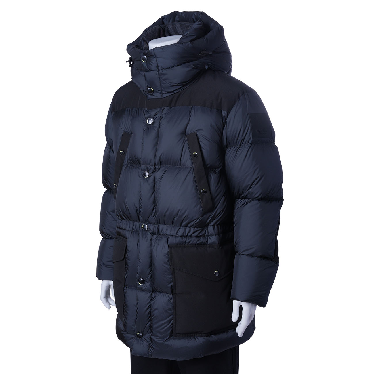 BURBERRY(USED)버버리 8043846 로고 아플리케 후드 푸퍼 패딩#M