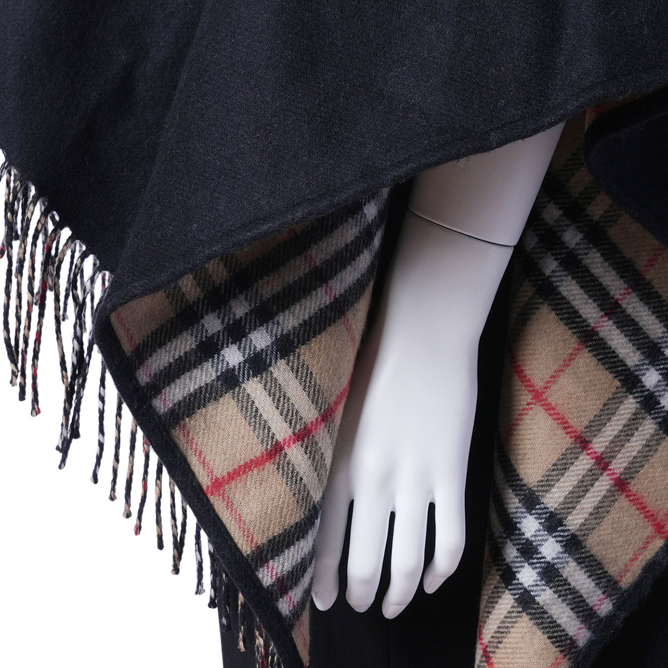 BURBERRY(USED)버버리 8077897 버버리 울 케이프